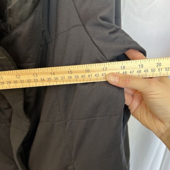 The North Face‎ Black Pseudio Long Puffer Jacket Small - Picture 13 of 15